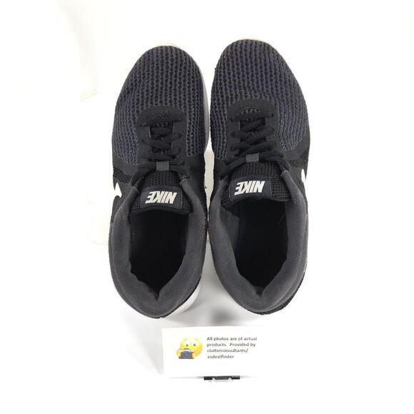 Nike Revolution 4 Athletic Running Shoe Womens Size 6.5 908999-001 Black White - Picture 6 of 9